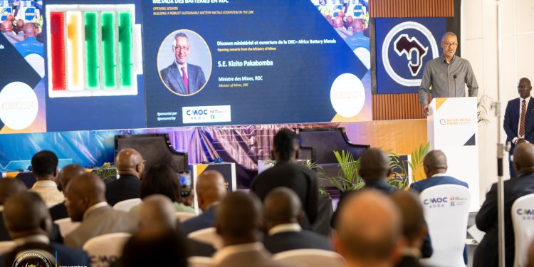 Intervention du Ministre des Mines, SEM Kizito Pakabomba, au DRC Battery Metals Forum